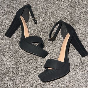 Black Platform Heels